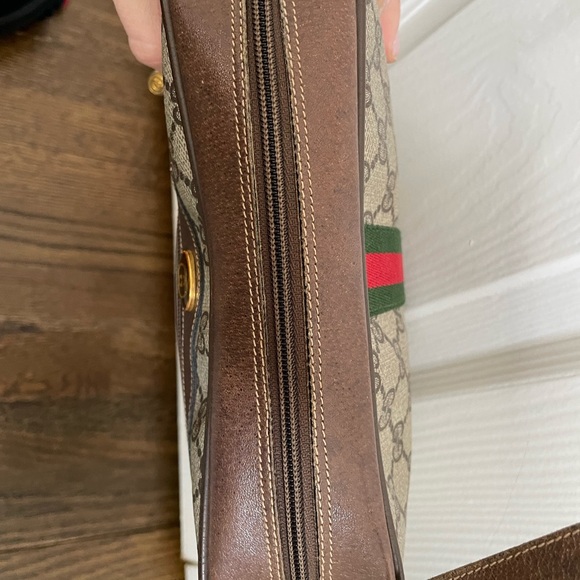 Gucci Beige and Brown GG Crossbody Bag - Picture 10 of 15